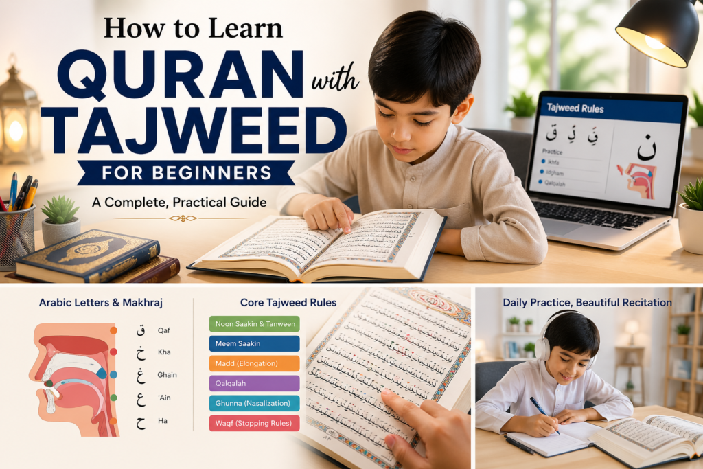 How to Learn Quran with Tajweed for Beginners
