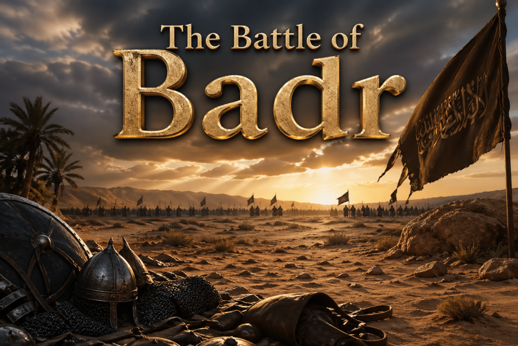 The Battle of Badr.