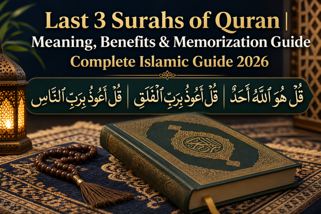 Last 3 Surahs of Quran | Meaning, Benefits & Memorization Guide